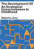 The_development_of_an_ecological_consciousness_in_childhood