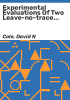 Experimental_evaluations_of_two_leave-no-trace_techniques