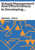 School_management_and_effectiveness_in_developing_countries