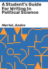 A_student_s_guide_for_writing_in_political_science