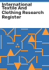 International_textile_and_clothing_research_register