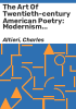 The_art_of_twentieth-century_American_poetry