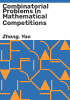 Combinatorial_problems_in_mathematical_competitions