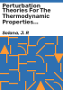Perturbation_theories_for_the_thermodynamic_properties_of_fluids_and_solids