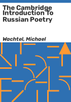 The_Cambridge_introduction_to_Russian_poetry