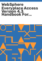 WebSphere_Everyplace_Access_version_4_3_handbook_for_developers