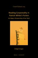 Reading corporeality in Patrick White's fiction