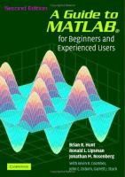 A_guide_to_MATLAB