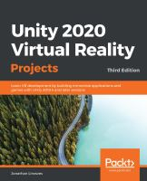 Unity_2020_virtual_reality_projects
