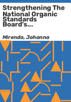 Strengthening_the_National_Organic_Standards_Board_s_review_of_substances_under_the_Organic_Foods_Production_Act
