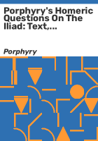 Porphyry_s_Homeric_questions_on_the_Iliad