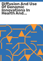 Diffusion_and_use_of_genomic_innovations_in_health_and_medicine