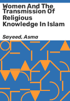 Women_and_the_transmission_of_religious_knowledge_in_Islam