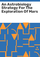 An_astrobiology_strategy_for_the_exploration_of_Mars