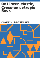On_linear-elastic__cross-anisotropic_rock