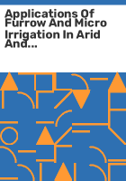 Applications_of_furrow_and_micro_irrigation_in_arid_and_semi-arid_regions