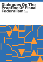 Dialogues_on_the_practice_of_fiscal_federalism