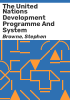 The_United_Nations_Development_Programme_and_System