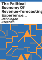 The_political_economy_of_revenue-forecasting_experience_from_low-income_countries