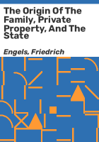 The_Origin_of_the_family__private_property__and_the_state