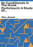 On_conditionals_in_the_Greek_Pentateuch