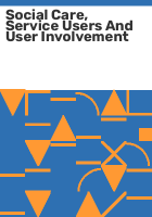 Social_care__service_users_and_user_involvement