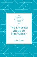 The_emerald_guide_to_Max_Weber