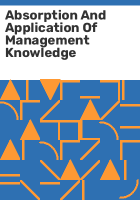 Absorption_and_application_of_management_knowledge