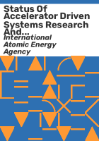 Status_of_accelerator_driven_systems_research_and_technology_development