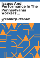 Issues_and_performance_in_the_Pennsylvania_workers__compensation_system