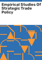 Empirical_studies_of_strategic_trade_policy