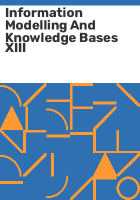 Information_modelling_and_knowledge_bases_XIII