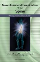 Musculoskeletal examination of the spine