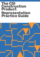 The_CSI_construction_product_representation_practice_guide