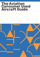The_Aviation_consumer_used_aircraft_guide