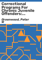 Correctional_programs_for_chronic_juvenile_offenders
