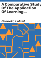 A_comparative_study_of_the_application_of_learning_theories_as_perceived_by_faculty_and_students
