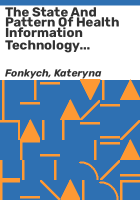 The_state_and_pattern_of_health_information_technology_adoption