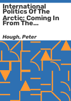 International_politics_of_the_Arctic