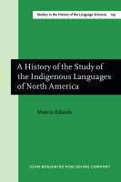 A_history_of_the_study_of_the_indigenous_languages_of_North_America