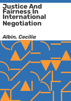 Justice_and_fairness_in_international_negotiation